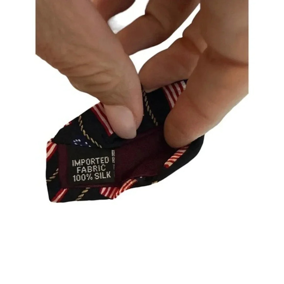 Star Spangled Banner‎ Mens Silk Patriotic American Tradition Necktie One Size - Picture 3 of 5